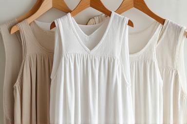 Vestidos artesanales de algodón orgánico